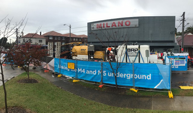 Civil Utilities Construction on M4 & M5 Sydney