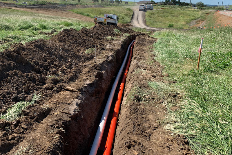 Civil Utilities Construction Project the northern road